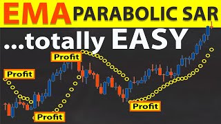 🔴 Best quotEMA Parabolic SARquot Trading Strategy  Insanely Simple amp Profitable Forex amp Stocks Trading [upl. by Jewel]