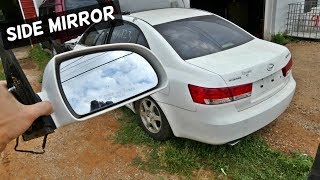 HOW TO REPLACE SIDE MIRROR ON HYUNDAI SONATA REAR VIEW MIRROR [upl. by Kotz243]