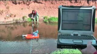 University of Worcester ADCP StreamPro river discharge measurement [upl. by Amlev]