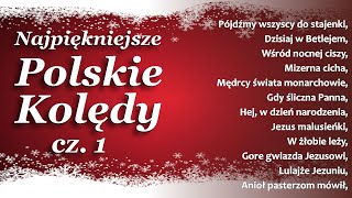 ⭐ █▬█ █ ▀█▀ ⭐ Najpiękniejsze Kolędy Polskie do wspólnego śpiewania z tekstem⭐ zestaw kolęd ⭐ cz 1 [upl. by Elissa395]