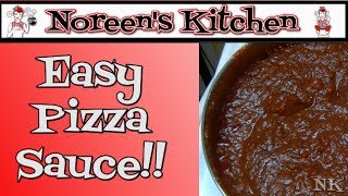 Easy Pizza Sauce Recipe  Noreens Kitchen Basics [upl. by Klarrisa]