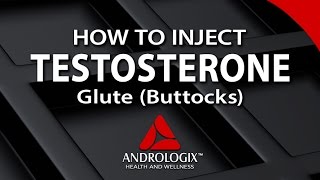 How to Inject Testosterone – Glute Buttocks Injection  Andrologixcom [upl. by Tahpos]