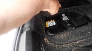 Cadillac ATS Battery Location amp How to Jump Start [upl. by Wynn]