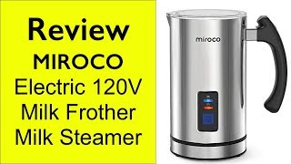 Review Miroco Milk Frother  How to make froth milk at home [upl. by Renfred38]