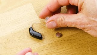 How to change battery in a Oticon Opn miniRITE [upl. by Richey]