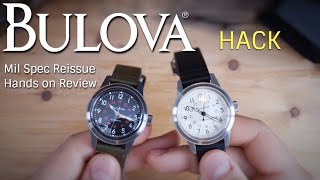 Bulova Hack  Hands On Review  WWII Mil Spec Watch Reborn  Automatic field watch [upl. by Daeriam]