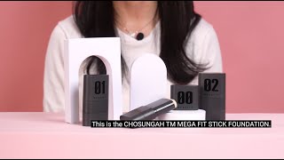 MACAIV CHOSUNGAHTM MEGA FIT STICK FOUNDATION [upl. by Lleral]