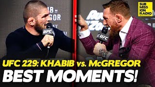 CRAZIEST MOMENTS From UFC 229 Khabib vs McGregor Press Conference [upl. by Dotson363]