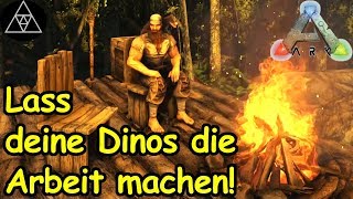 ARK Survival Evolved Auto Farming Special ► Automatische Ressourcen Farm GuideTutorial deutsch [upl. by Ojillek]