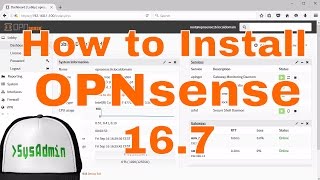 How to Install amp Configure OPNsense 167  Review  VMware Tools on VMware Workstation Tutorial HD [upl. by Ellehcram872]