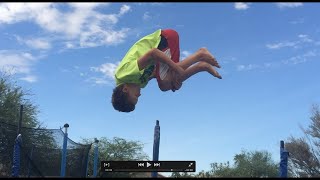 How To Do A Frontflip On A Trampoline For Beginners [upl. by Mead]