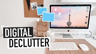 DIGITAL DECLUTTER  organizing my files email amp hard drives [upl. by Wang254]