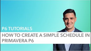 How to Create A Schedule in Primavera P6 [upl. by Cohla]