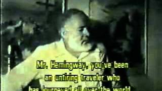 0202 Ernest Hemingway  Interviewavi [upl. by Sjoberg439]