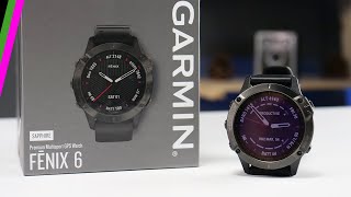 Garmin fēnix 6 Sapphire  Unboxing Setup Widgets Activities Maps and more [upl. by Shlomo]