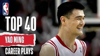 Yao Mings Top 40  Career Plays [upl. by Ardnua]