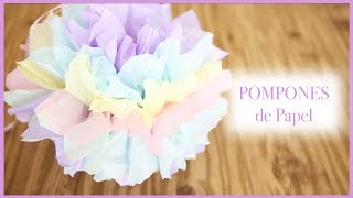 Pompones de Papel China [upl. by Latrina]