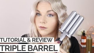 Babyliss Triple Barrel  REVIEW amp TUTORIAL [upl. by Ellienad402]