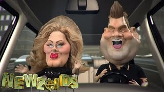 CARPOOL KARAOKE  Newzoids [upl. by Rustin202]