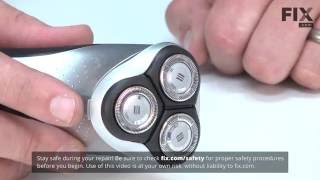 Norelco Shaver Razor Repair – How to Replace the Shaver Heads [upl. by Abe]