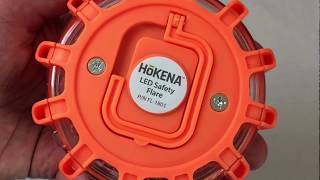 HOKENA LED Road Flares  Battery Replacement Instructions [upl. by Strage]