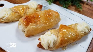 Quesitos Puerto Rican Cheese Turnovers Recipe [upl. by Aneladgam614]