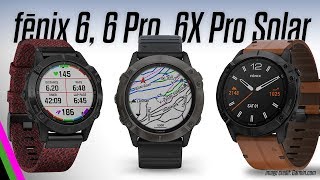 Garmin fēnix 6  6 Pro  6X Pro Solar  All the details [upl. by Grieve887]