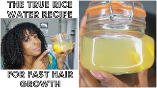 HOW TO MAKE THE TRUE RICE WATER RECIPE  YAO WOMEN METHOD FOR FAST HAIR GROWTH  Mels World [upl. by Edouard]