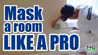 How to mask off a room for painting [upl. by Giraldo]