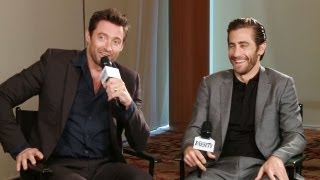 Hugh Jackman and Jake Gyllenhaal Talk Prisoners  TIFF 2013 [upl. by Enilreug]