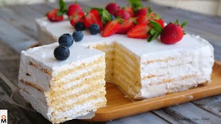 Торт Молочная Девочка 🍰 НЕРАЛЬНО ВКУСНЫЙ  «Milky Girl» cake recipe [upl. by Gerry636]