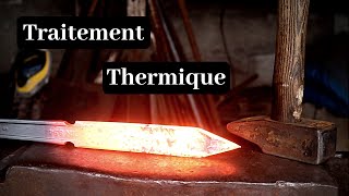 FORGE COUTELLERIE  le Traitement Thermique [upl. by Atnahsal]