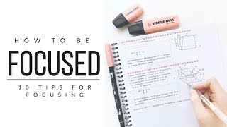 How I stay focused  10 tips for focusing  studytee [upl. by Melvyn141]