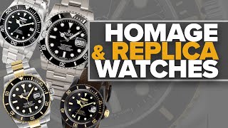 Homage Fake and Replica Watches Lawsuits Industry Examples amp My Opinion [upl. by Peggi533]