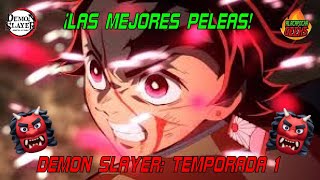 Demon Slayer Las mejores peleas [upl. by Eidlog]