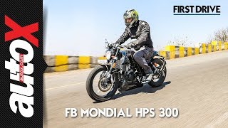 FB Mondial HPS 300  First Ride  Review  autoX [upl. by Favien983]