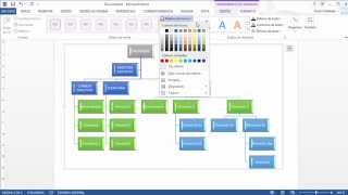 Cómo hacer un organigrama en Word [upl. by Tonjes]