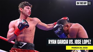 FULL FIGHT  Ryan Garcia vs Jose Lopez [upl. by Adnaerb]