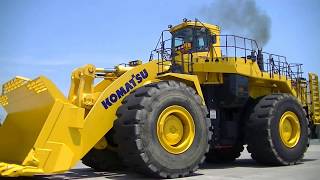 Komatsu wheel loader WA1200 [upl. by Rise917]