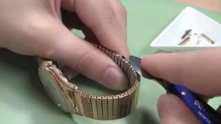 Watch Band Adjusting  How to Remove UClip Expansion Links [upl. by Navak926]