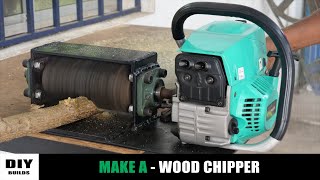 Chain Saw HACK  Make A Wood Chipper  DIY [upl. by Amar]