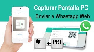 Como capturar pantalla del PC y enviar a WhastApp [upl. by Chen]