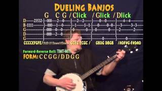 Dueling Banjos  Banjo Cover Lesson with TAB [upl. by Ria]