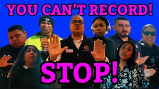 YOU CAN’T RECORD Salinas CA [upl. by Merth]