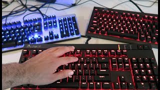 Blue Switches VS Red Switches VS Brown Switches  Mechanical Keyboard Comparison [upl. by Iahc]