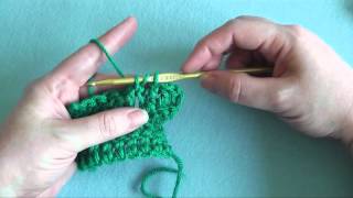 How To Double Crochet Front Post dcfp [upl. by Divadnahtanoj]