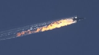 New video shows Russian plane crashing after shot down [upl. by Yale967]