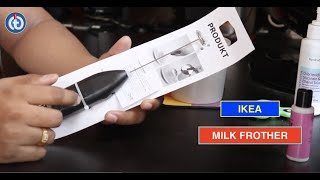 IKEA MILK FROTHER Review amp Battery Installation [upl. by Alvera]