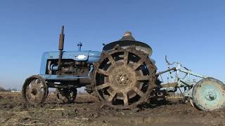 FORDSON POWER MAJOR AND PLOUGH [upl. by Ahsennek147]