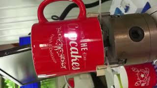 Laser Engraving Machine for Ceramic Coffee Mugs Cups Tumbler [upl. by Rednasyl]